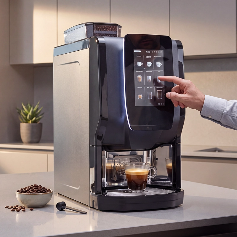 Kaffeevollautomat in einem modernen Büro